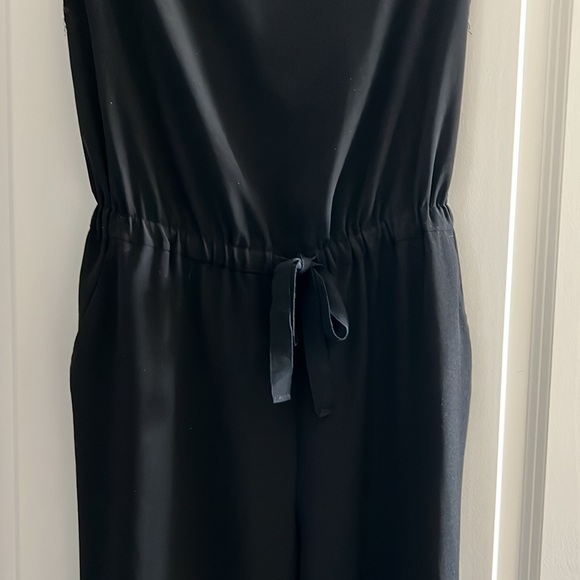 LOFT - Black lace sleeved jumpsuit - perfect for holiday parties! - Picture 3 of 5